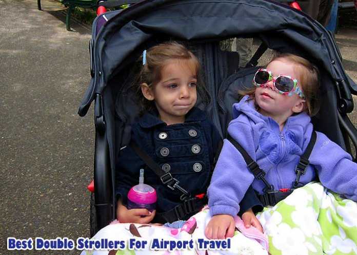 double stroller on airplane